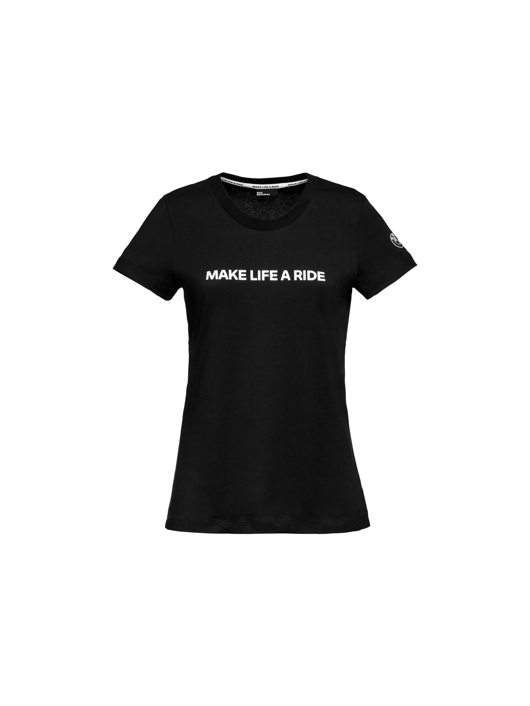T-Shirt BMW Make Life A Ride Noir Femme