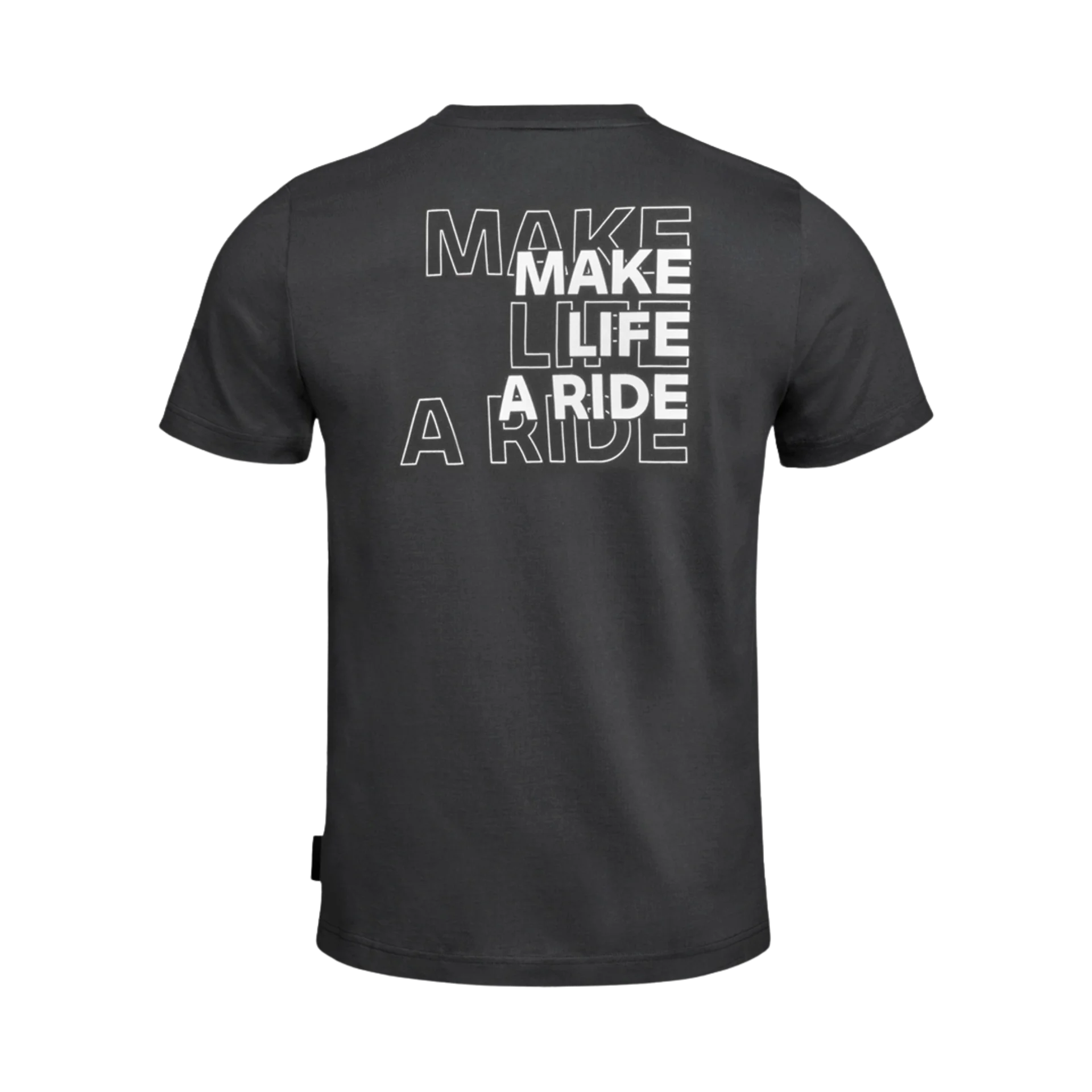 T-Shirt BMW logo Make Life a Ride 2026 - Homme Noir